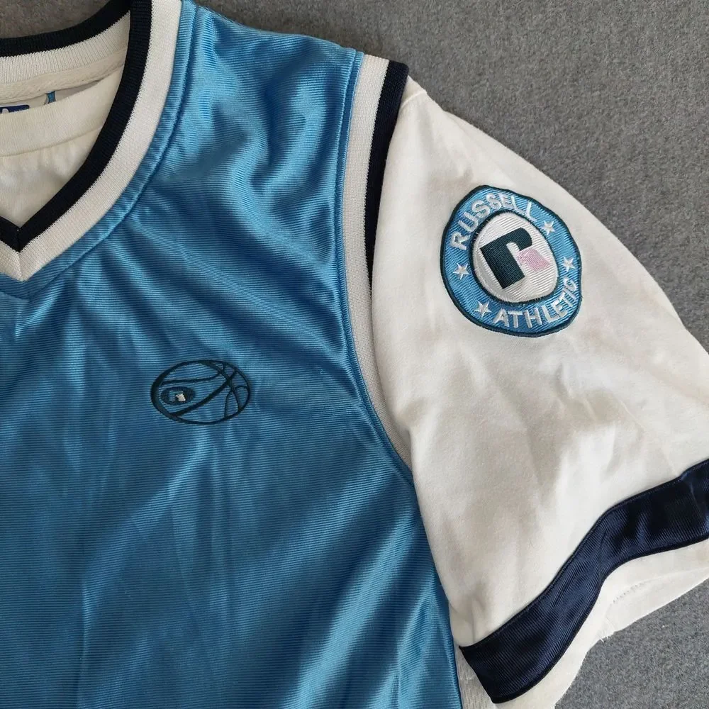 Vintage Russell Athletic Basketball Jersey Men's Medium Carolina Blue #23
